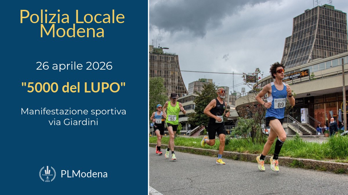 Polizia Locale Modena tweet media