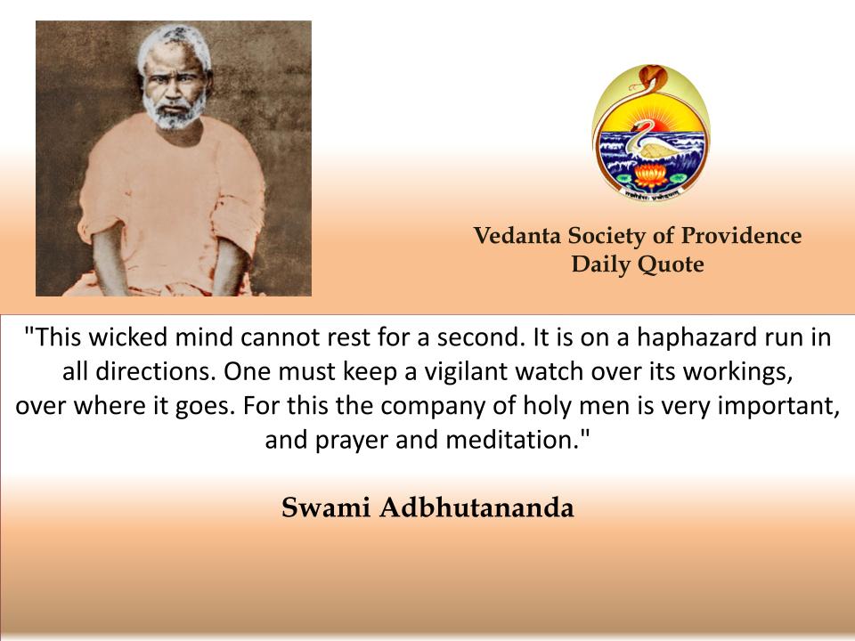 VedantaProv's tweet image. #Vedanta Society of #Providence Daily Quote: