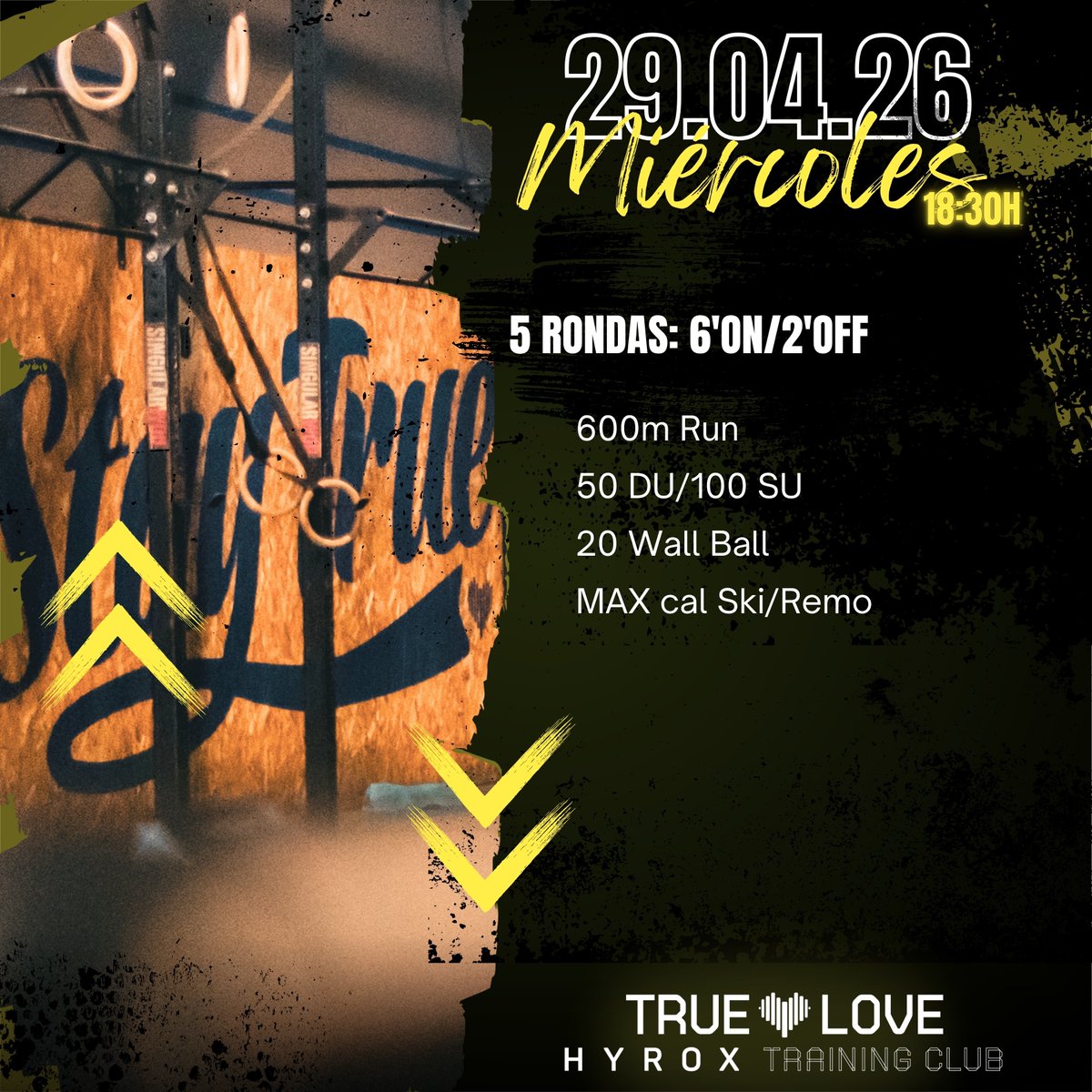 TrueLoveCrossF's tweet image. #truelovecrossfit #truelove #crossfit #mallorca #staytrue #training #workout #barbellclub #gwod #crossfitlifestyle #crossfitlife #crossfitfacility #crossfitaffiliate #crossfitbox #hyroxtraining #hyrox #hyroxworkout