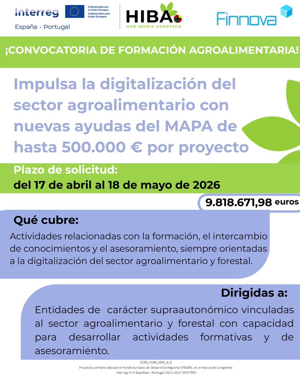 Hub Iberia Agrotech (HIBA) EU tweet media