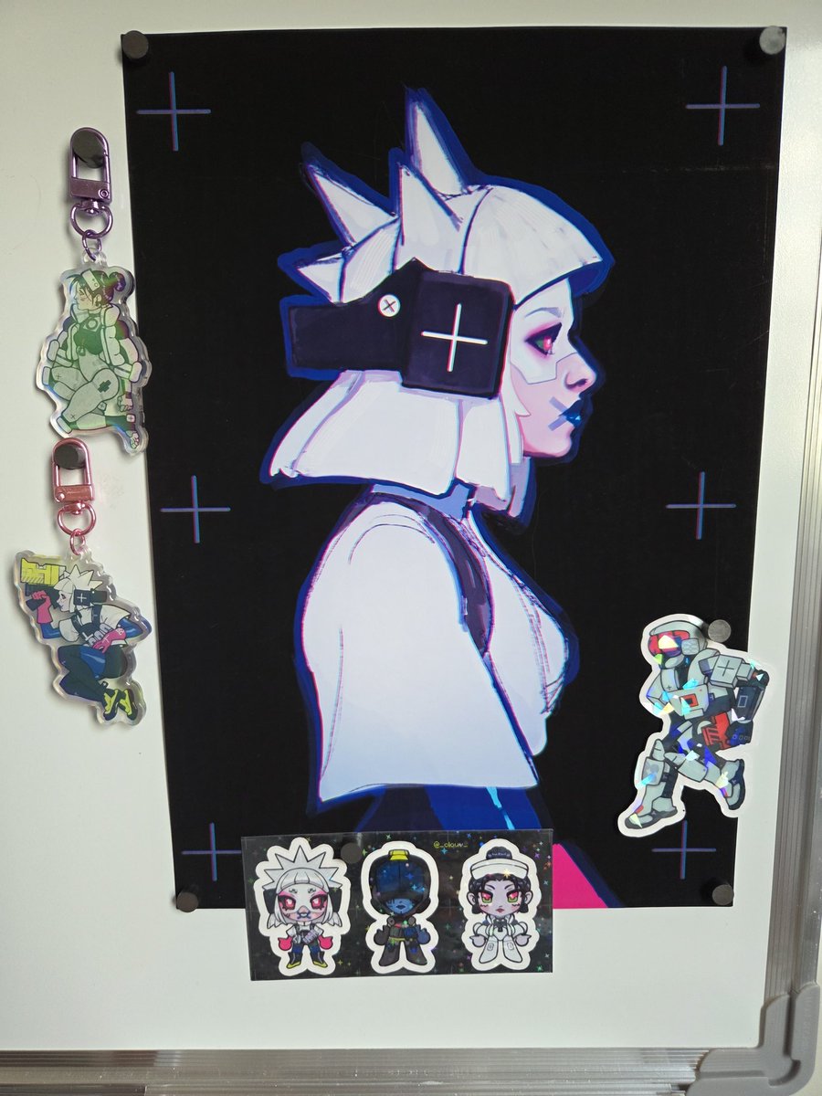 Haul from yesterday's con!! I was genuinely shaking seeing marathon merch I couldnt stay calm lol. Please go buy from <a href="/_clouv_/">_clouv_</a> , I love the charms and the silly stickers (*≧∀≦)(*≧∀≦)
