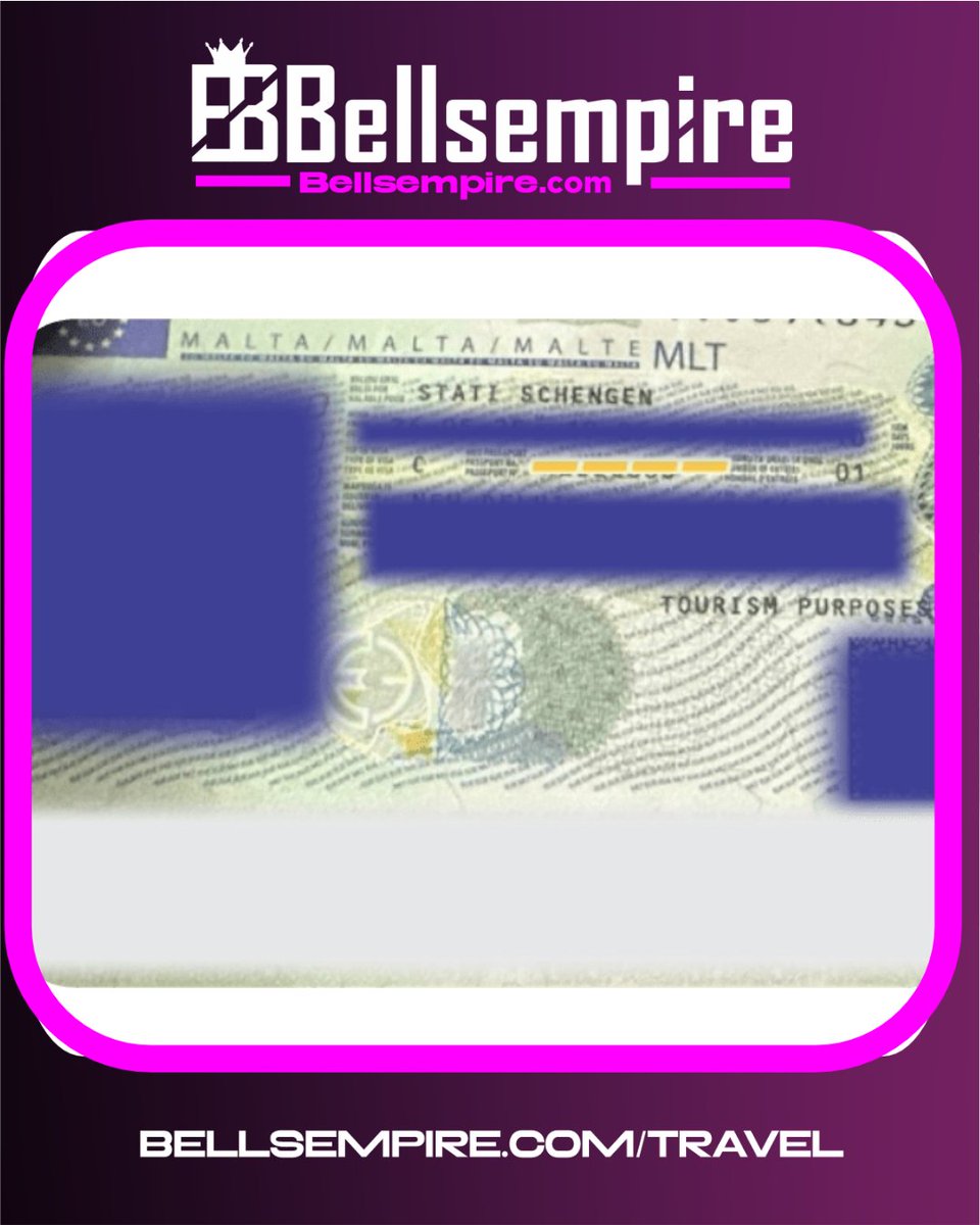 bellsempireX's tweet image. الموافقة على تأشيرة مالطا
تقدمت مرتين، رفضت مرتين. أرادت البحيرة الزرقاء فقط.
صححنا الملف. تمت الموافقة خلال ١٢ يوماً. وصلت، سبحت، عادت.
نبقى معكم للحياة.
bellsempire.com أو أرسل رسالة.
التنقل العالمي معطل. نصلحه.
#MaltaVisa #Ramadan