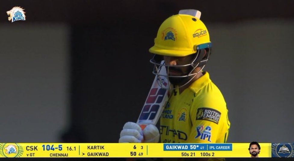 And these guys trolling virat Kohli for strike rate 😭😭😭😭😭 #CSKvGt
