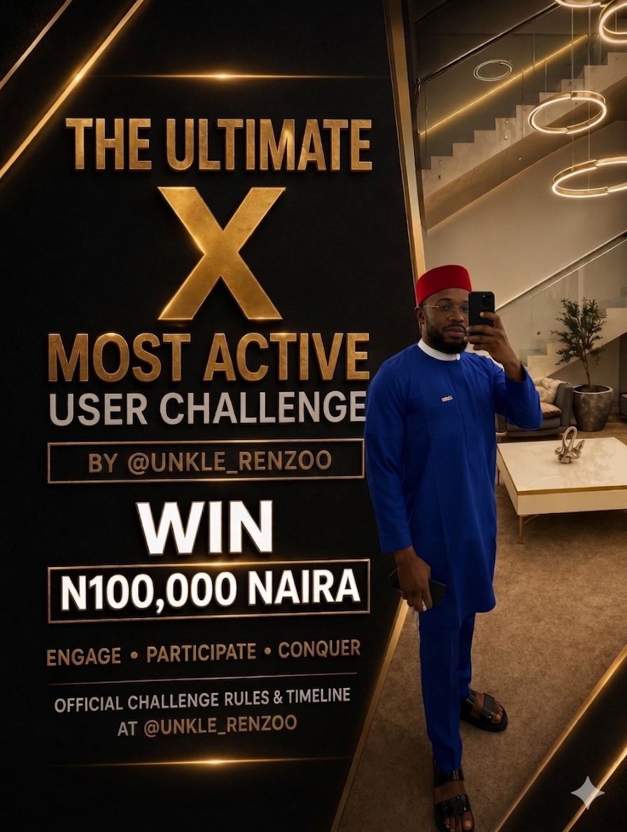 100k PENDING…

3 winners!

All you have to do is engage and win. 🫵🏽

GOODLUCK!