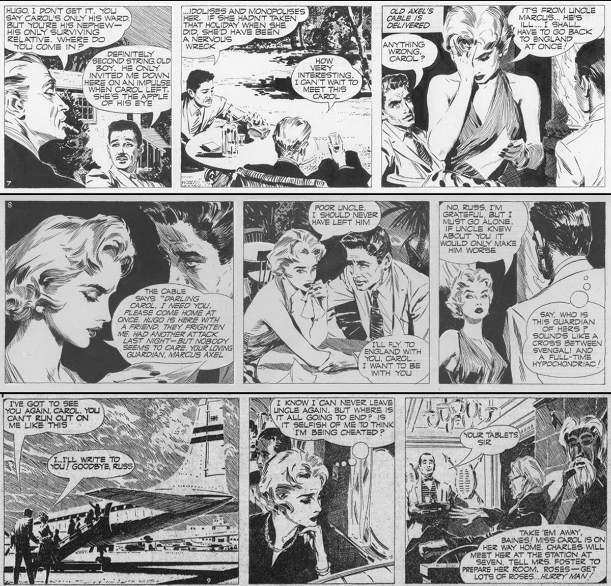 KevinWolffart's tweet photo. #DavidWright Carol Day 1956 dailies https://t.co/5n8sfQy1KQ