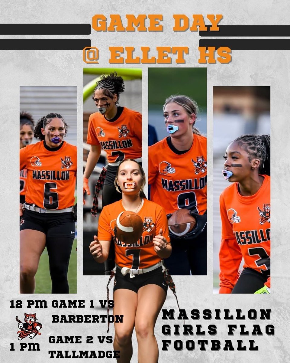 TigersFlagFB's tweet image. Last Week of Regular Season Games!! #TIG #girlsflagfootball