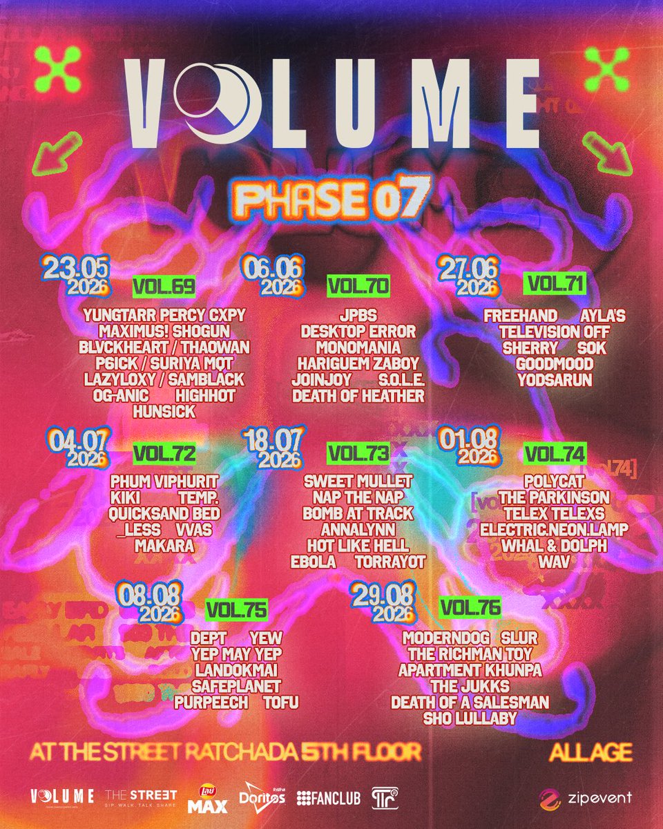 Volume Livehouse tweet media