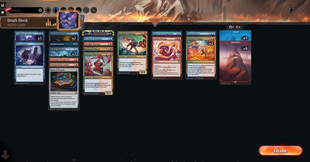 elgordofeto's tweet photo. Trophy with Prismari mill
Super fun deck, milled opo in 6 out of 7 wins (some rage quit before the inevitable) @fireshoes https://t.co/YO6iiUIdbO