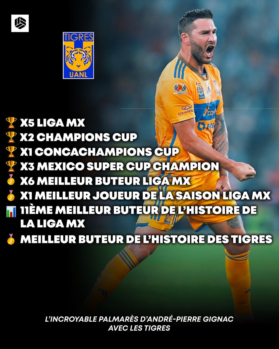 Une véritable LÉGENDE du championnat mexicain. 🤩🇲🇽

Monsieur André-Pierre Gignac. 🇫🇷