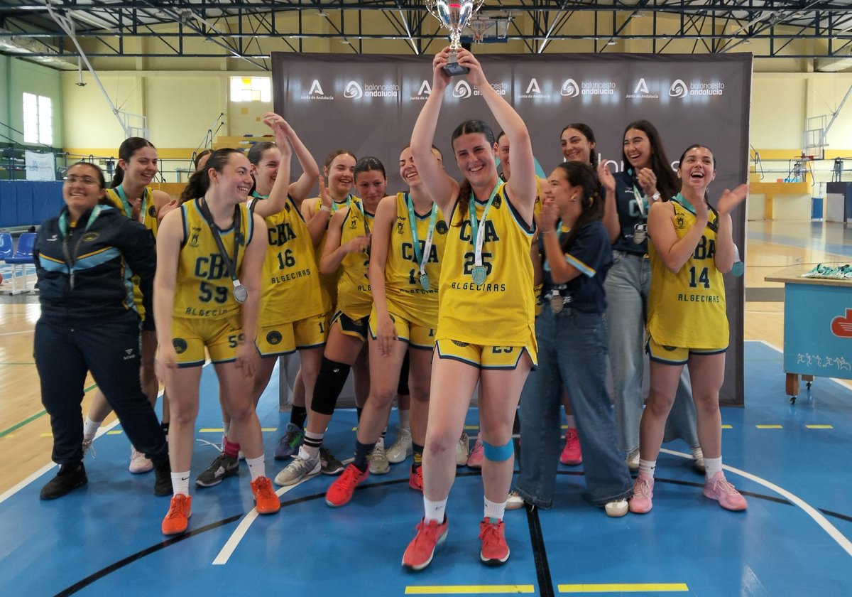 fabcadiz's tweet photo. 📢Finalizada la Final Junior fem Copa Andalucia B. 
🏀 @ULBLALINEA 48
🏀 @CB_Algeciras 45

Campeonas : Unión Linense Baloncesto
Subcampeonas : Ibersur CBA

#FaseFinalCadiz #baloncestoandalucia https://t.co/HxEzw9OSNO