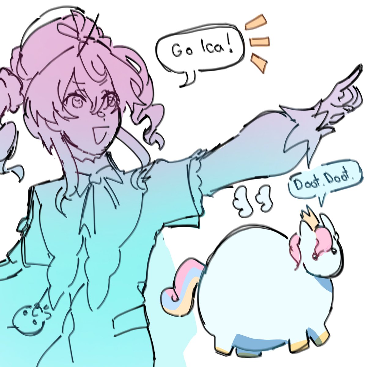 Two fatfucks fighting (I got too lazy to color them)

Ica VS woofwoofdan