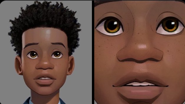 i’m not over miles morales concept art btw 🥹 the cutest ever