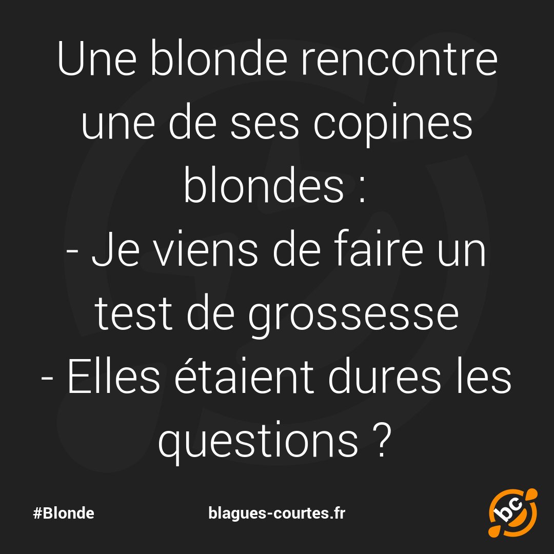 bLaGuEscOuRtEs_'s tweet image. 🤣 La blonde et le test de grossesse…
▶️ blagues-courtes.fr/b10128
#blague #humour #drole #comique #rire #blonde #grossesse