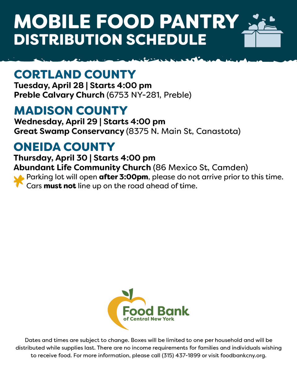 Food Bank of Central New York tweet media