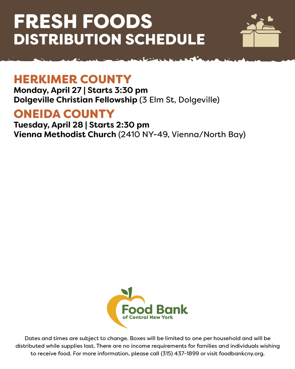 Food Bank of Central New York tweet media