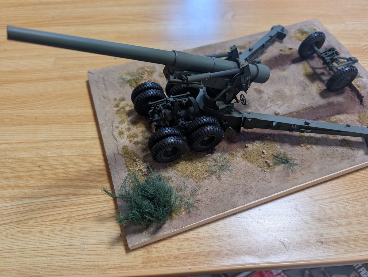 tankattacker's tweet photo. #Twitter模型総火演2026
AFVクラブのロングトム
組み立てと基本塗装は終了
ウェザリングはどこまでやるかなҨ(´-ω-｀) https://t.co/Y1inGUNGSu