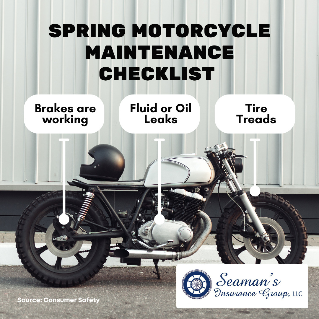 SeamansInsGroup's tweet image. Get your motorcycle spring ready with this checklist. #SIG #Surety #SuretyBond #PerformanceBond #InternationalSurety #InternationalPerformanceBond

Contact us at 904-347-6727 or matt@seamansinsurance.com

Visit our website at seamansinsurancegroup.com