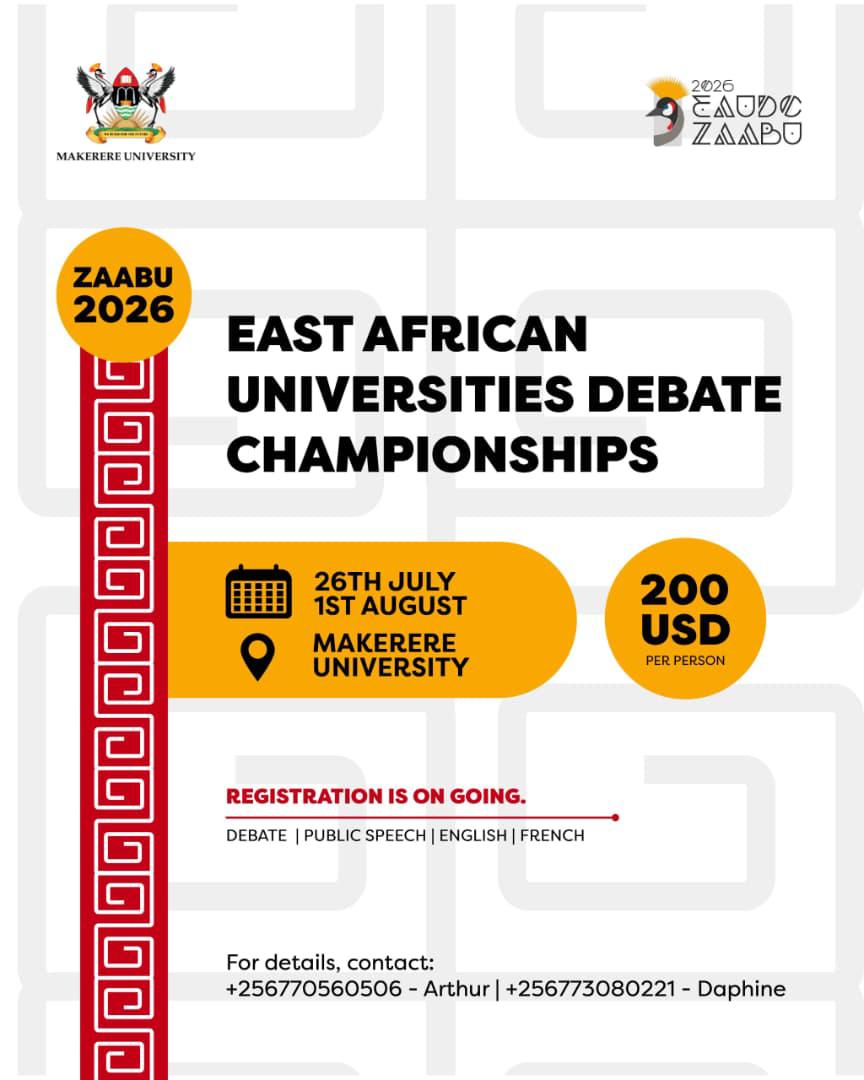 MakGuild's tweet photo. EAUDC ZAABU | 2026

The break was long.
The silence was intentional.
The work never stopped.

Now… it begins.

Phase One Registration is OPEN.

➖➖➖
Register Here:
https://t.co/HWGFN7IRyF…

#RoadToZaabu #EAUDC2026 #Phase1Registration https://t.co/Jq1TYizq7o