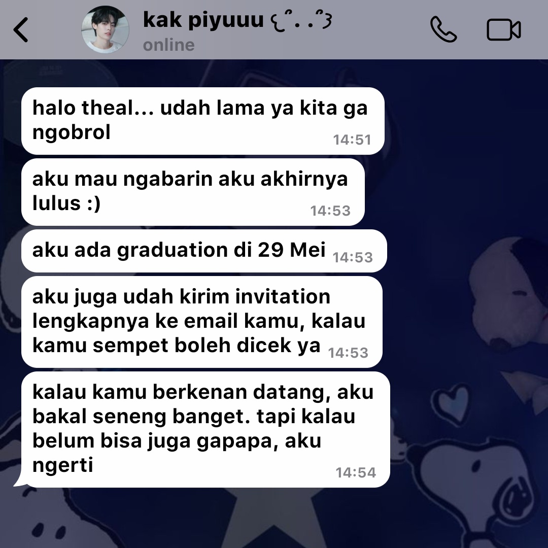 severakl's tweet photo. #teeteepor few tweets au
part of senior's last semester

; kesempatan untuk dekat dengan Piyuksa sampai hari kelulusan terdengar seperti mimpi—sampai Theal sadar, musuh terbesarnya bukan perasaan, tapi waktu https://t.co/dReFv5viAG