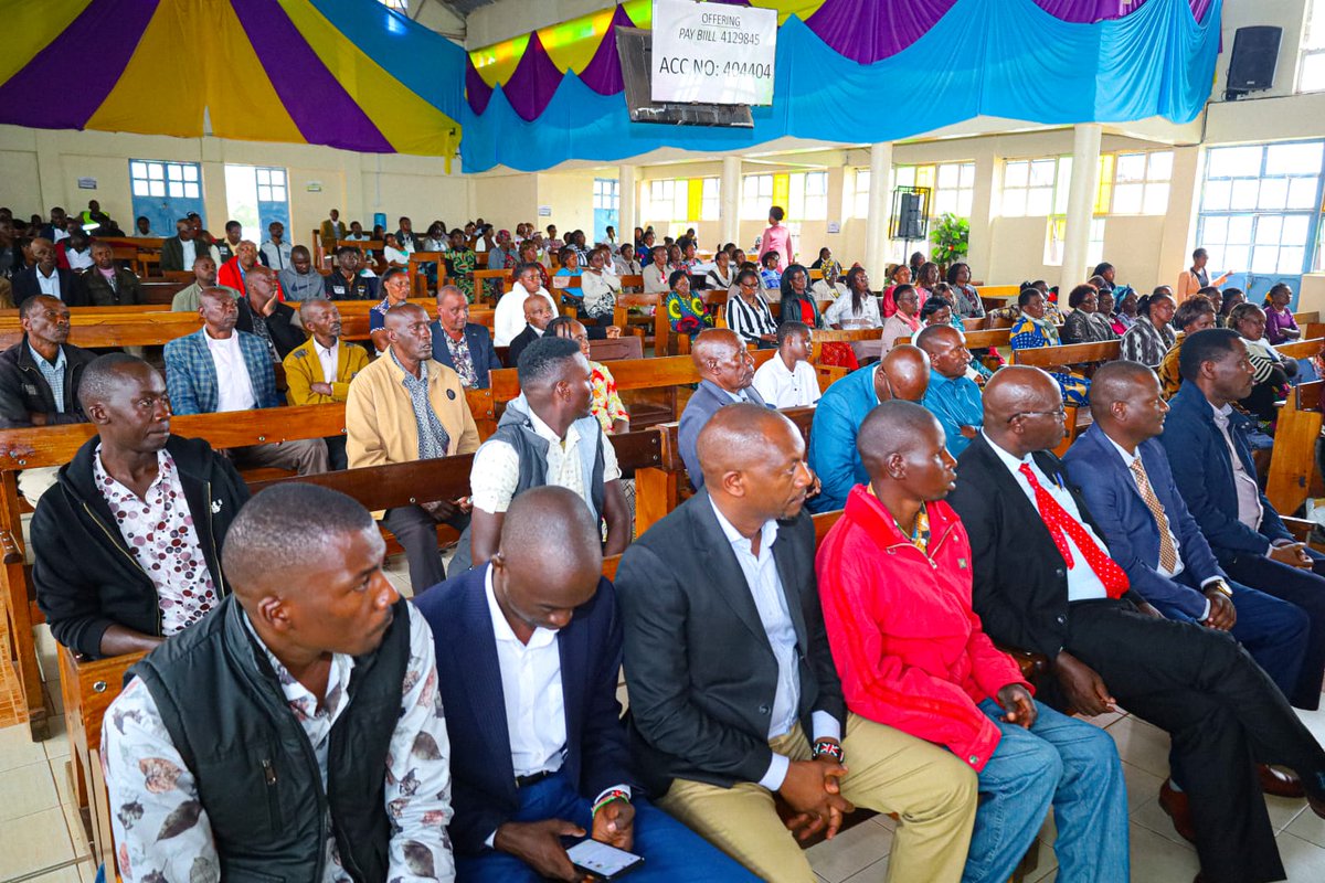 kinyua_mutua's tweet image. Honored to worship at Kibirichia MCK Church with Party Leader Hon. Peter Munya. Grateful for fellowship, faith &amp;amp; unity with this amazing congregation. May God bless Kibirichia and all its families. 🙏 #Faith #Unity #Service
