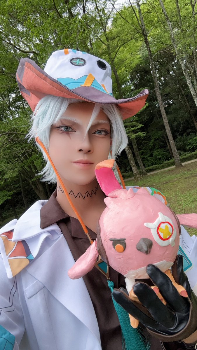 pinamarumaru's tweet photo. おそくほ〜！
素敵なナタ併せにイファで参加させていただきました！！
素敵レイヤーさんしかいなくてめちゃくちゃ幸せ空間でした🥹🥹

 #良い子の青空ナタ併せ0426 https://t.co/9Z45bZ6FEm