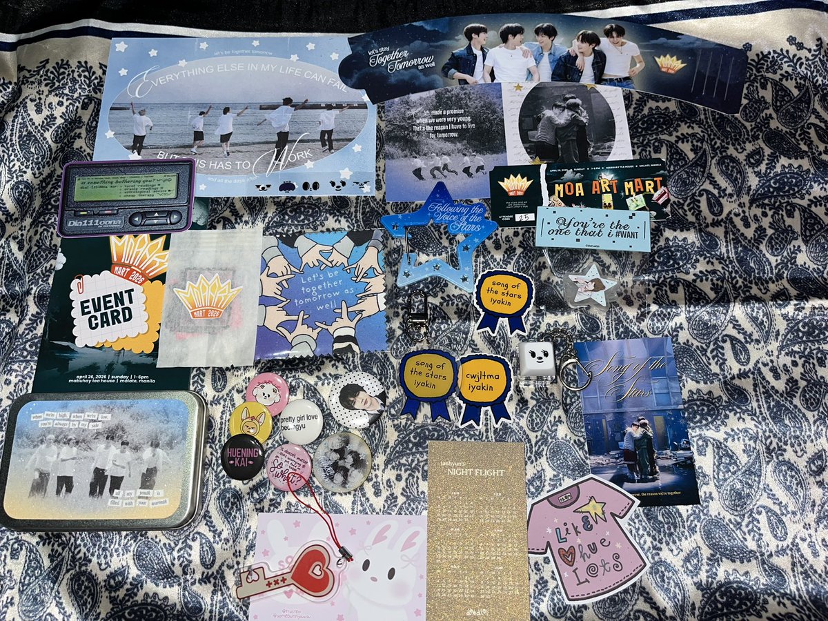 Wellasawtubatu_'s tweet photo. Thank you! @tubatustudio so much fun with fellow MOAs. This is therapy. 🫶🏻 Congratulations to @TXT_members grand slam!! 🥰

#MOAArtMart2026 https://t.co/V1CGIhiS33