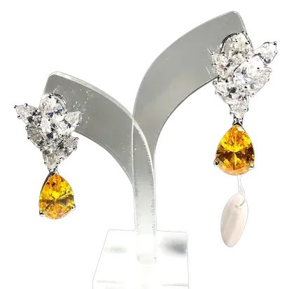 ClarasJewelry's tweet image. Countess Madeleine Sterling Silver Canary Yellow Clear Cubic Zirconium Stones Dangle Euro Clip Pierced Earrings
#rubylane #vintage #retro #earrings #SterlingSilver #designer #hautecouture #vintagejewelry #giftideas #jewelryaddict  #vintagebeginshere #giftideas
