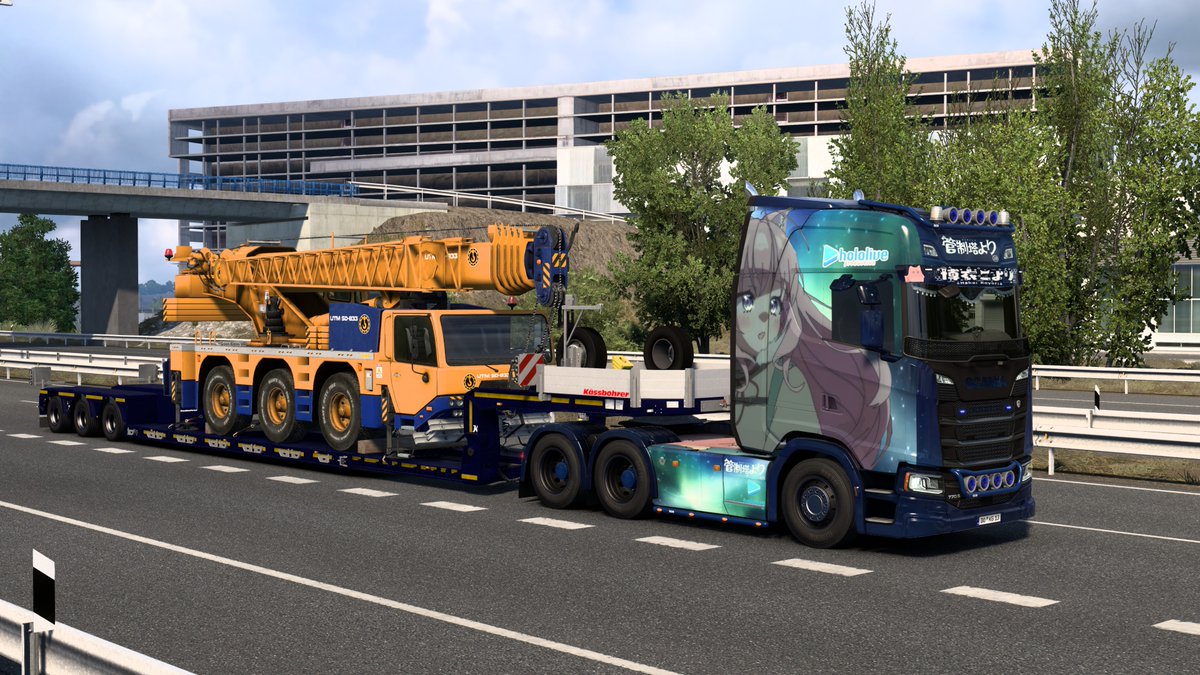 nagayoshi64's tweet image. 移動式クレーンをセビリアからシウダー・レアルへ
#EuroTruckSimulator2 #ETS2