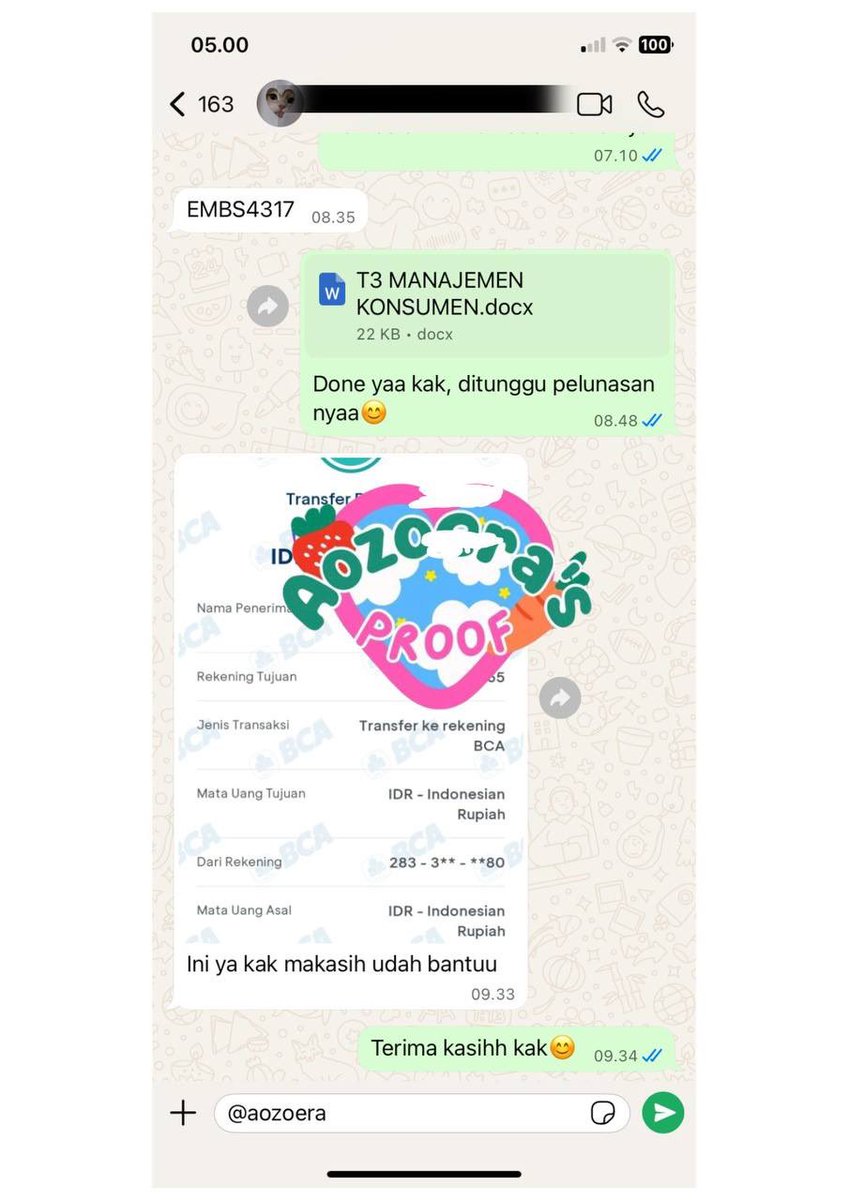 aozoeraa's tweet photo. 📌OPEN JASA JOKI TUGAS UT UNIVERSITAS TERBUKA | TUTON DISKUSI 

- HANDLE AKUN TUTON✅
- DISKUSI SESI 1-5 &amp; TUGAS 1-3✅
- JAWABAN FORMAT RAPIH✅
- TESTI BANYAK DI PINNED✅
- FEE NEGOTIABLE✅

dm / fsr whatsapp : https://t.co/ZfdqvfSzWD 32 https://t.co/jgjsM27Oib