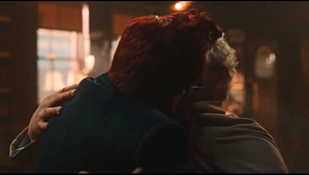 Bro felt aziraphales hands on his back and then heard "i forgive you" someone get me off this app please