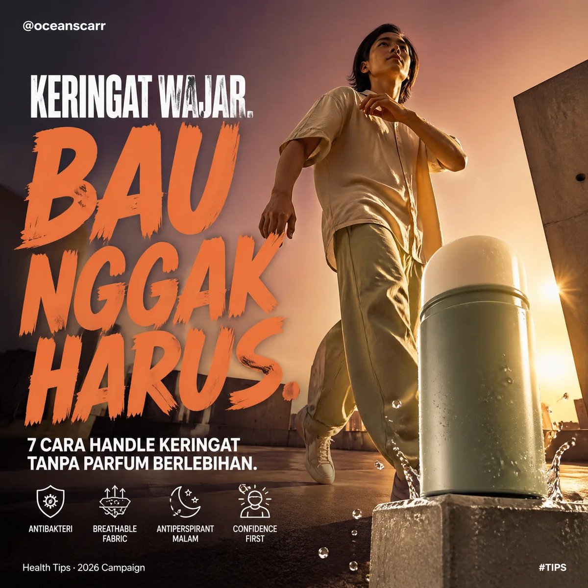 oceanscarr's tweet image. #TIPS
Buat yg kerasa ketiak gampang basah &amp;amp; mulai bau apek… ini cara handle yang bener tanpa harus pake parfum berlebihan ya! 🔥

1. Cuci pake sabun antibakteri ➡️ bukan cuma sabun biasa. Bakteri di kulit yg makan keringet itu penyebab utama bau, bukan keringetnya sendiri. Sabun