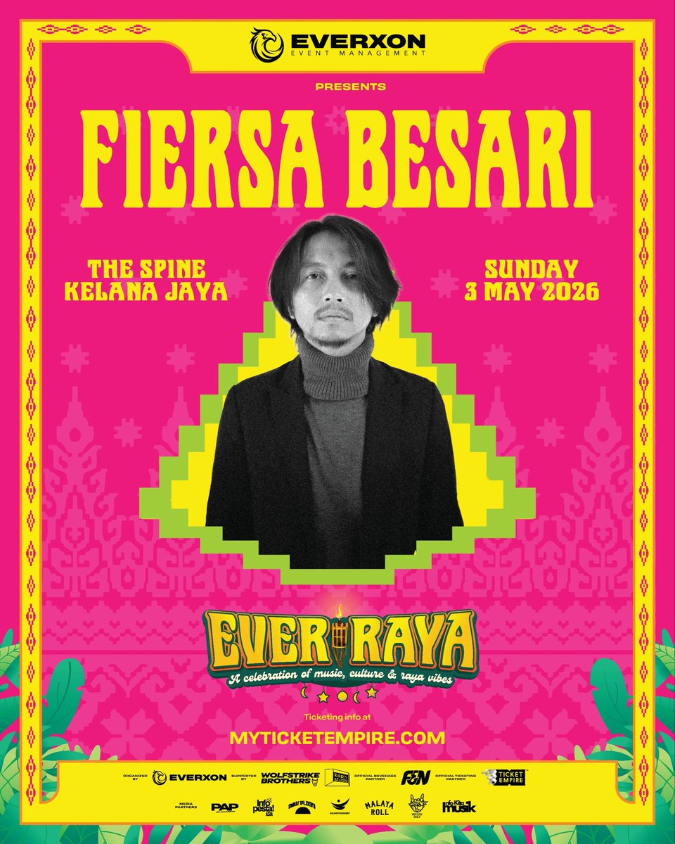 KawanFiersa's tweet photo. Malaysia, sampai jumpa di Ever Raya
.
Minggu, 3 Mei 2026
The Spine - Kelana Jaya, Malaysia
.
.
Info: https://t.co/ogpk2cL8N3 https://t.co/qYm12UhfQz