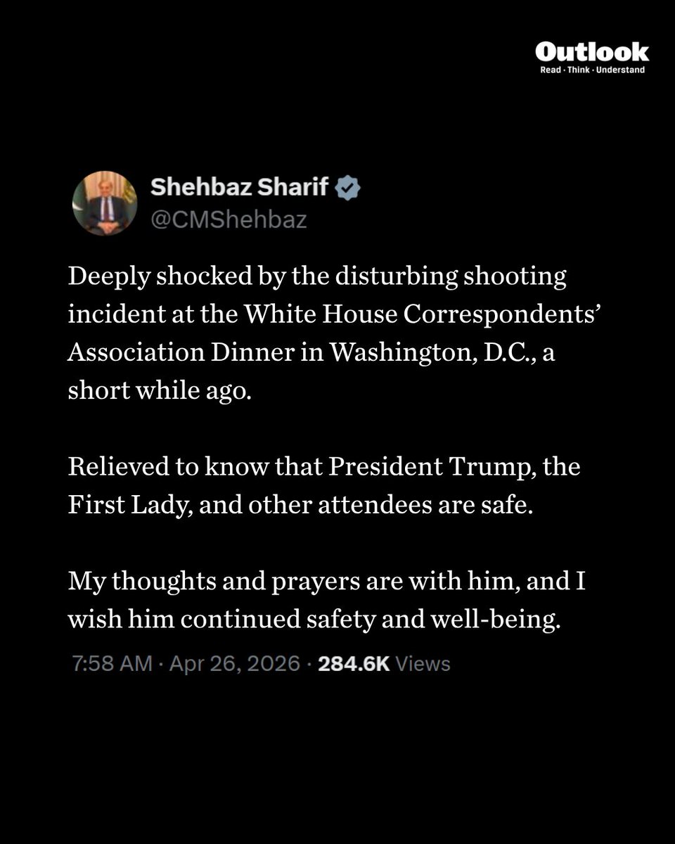 Outlookindia's tweet image. #DonaldTrump #WhiteHouse #Attack #Shooting