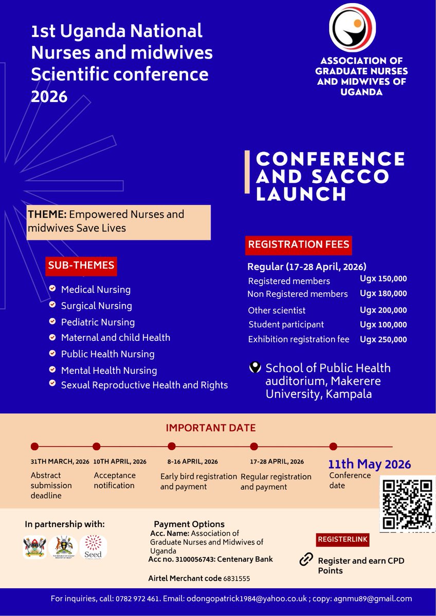 agnmu_Ug's tweet photo. Have you registered for the conference?

We have slots for advertising and exhibitions at this upcoming conference.

Let us meet, share learn and build networks. https://t.co/IHwZGTaflb