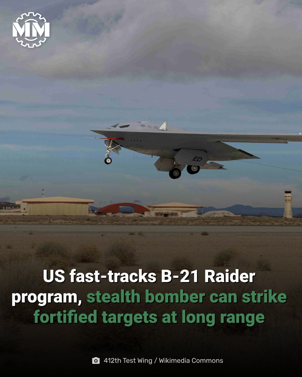 MilitaryMechs's tweet image. As China develops the H-20, the U.S. is accelerating the B-21 to stay ahead in deep strike capability. bit.ly/4d4Kj6q

#military #militarymechanics #defense #h20 #army