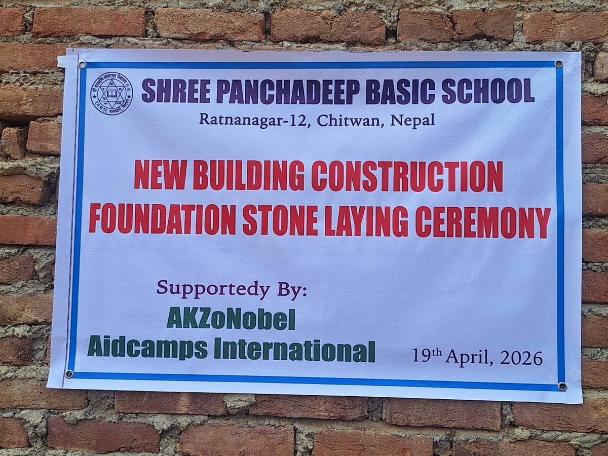 aidcamps's tweet photo. Delighted to see the ground being prepared for the inauguration of our next project in #Nepal with Baffa and @RCDPVolunteers If you’d like to join one of our projects then visit https://t.co/toCuF0vRKh https://t.co/gML4jIrmkg