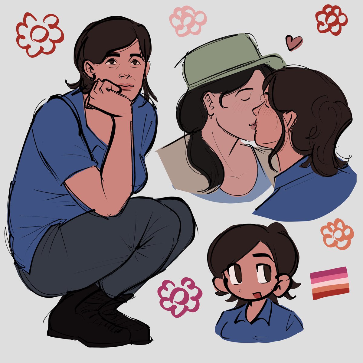 esterbagi's tweet photo. happy lesbian visibility day! #rositara #twd https://t.co/5ZPaVG8WQP