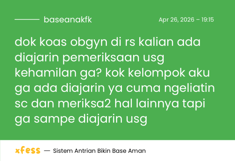 Base Anak FK | Cek Pinned buat kirim Menfess! 📍 tweet media