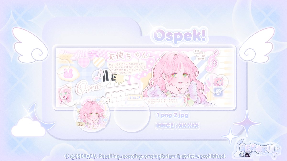 ☾ ⋆.˚ 𝙨𝙚𝙧𝙖𝙛𝙪. QUICK OSPEK 📌 tweet media