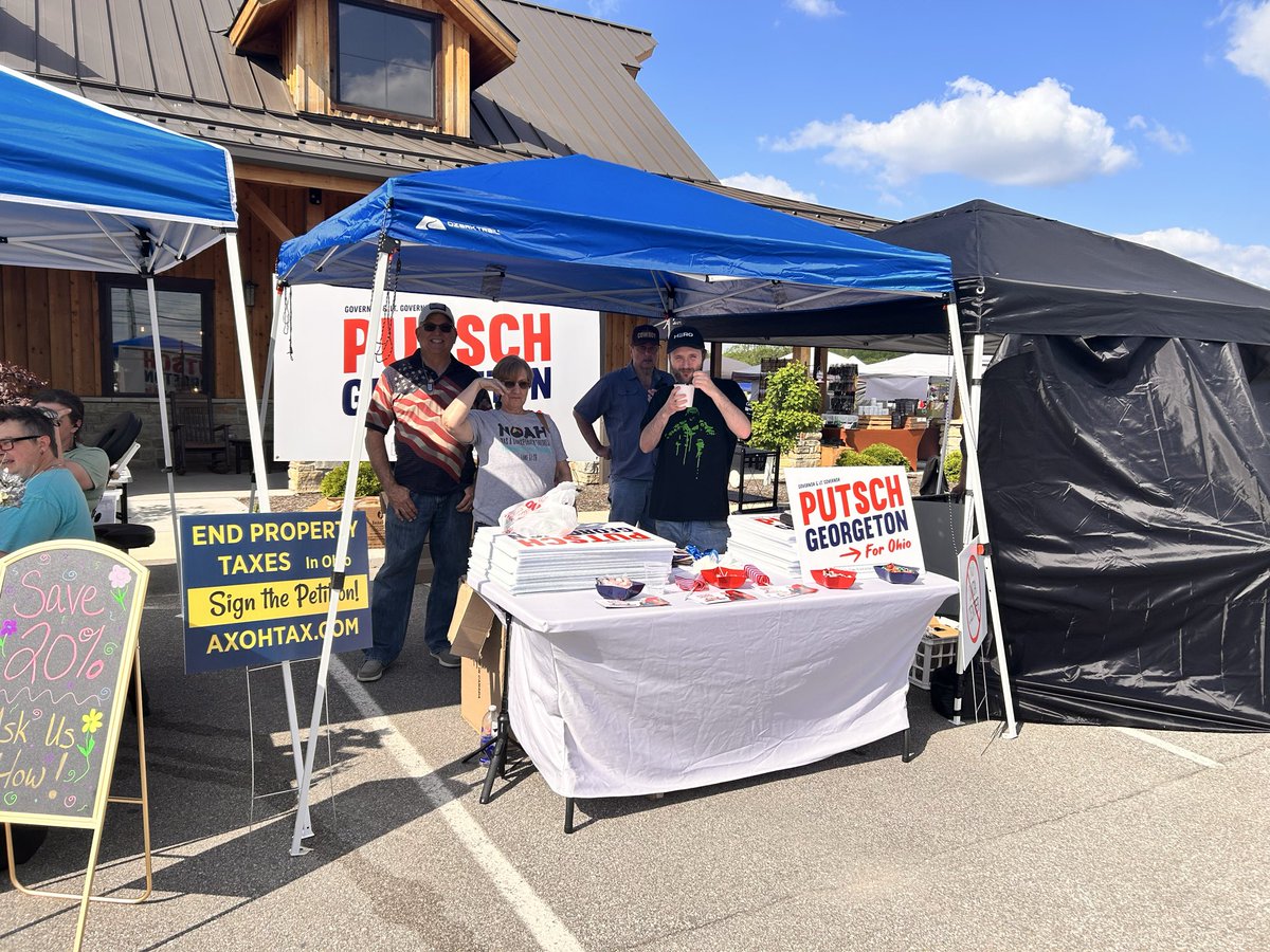 KimGeorgeton's tweet image. Thanks to ALL our volunteers and all the amazing electors we met at the spring festival yesterday. And special thanks to the Garver family. It was a busy and fun day! This is #ohio — vote @CaseyPutschOhio  now on or before May 5 to keep it that way!