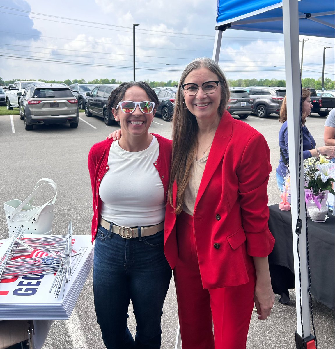 KimGeorgeton's tweet image. Thanks to ALL our volunteers and all the amazing electors we met at the spring festival yesterday. And special thanks to the Garver family. It was a busy and fun day! This is #ohio — vote @CaseyPutschOhio  now on or before May 5 to keep it that way!