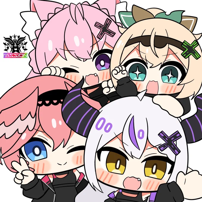 holoX初のリアルライブ楽しみ!!! #laplus_artdesu #Luillust #こよりすけっち #いろはにも絵を