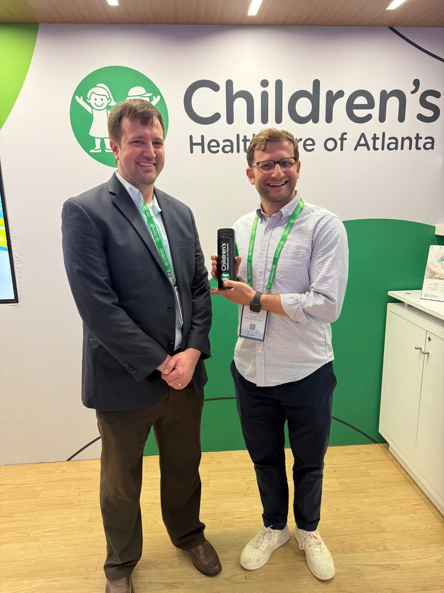 childrensatl's tweet photo. If you're attending the 2026 @PASMeeting, be sure to stop by booth #900 today from 9:30–11:30 a.m. to pick up your Children’s water bottle! 💦 #PASMeeting #PAS2026 https://t.co/pTlibv661c