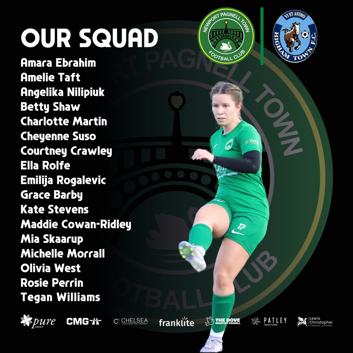 nptfcWomen's tweet image. The Womens Dev Team Squad for todays game!

We are on the main pitch today! Hot food and drinks are available ☕ 

#WomensFootball #NPTFC #HerGameToo #NewportPagnellTown