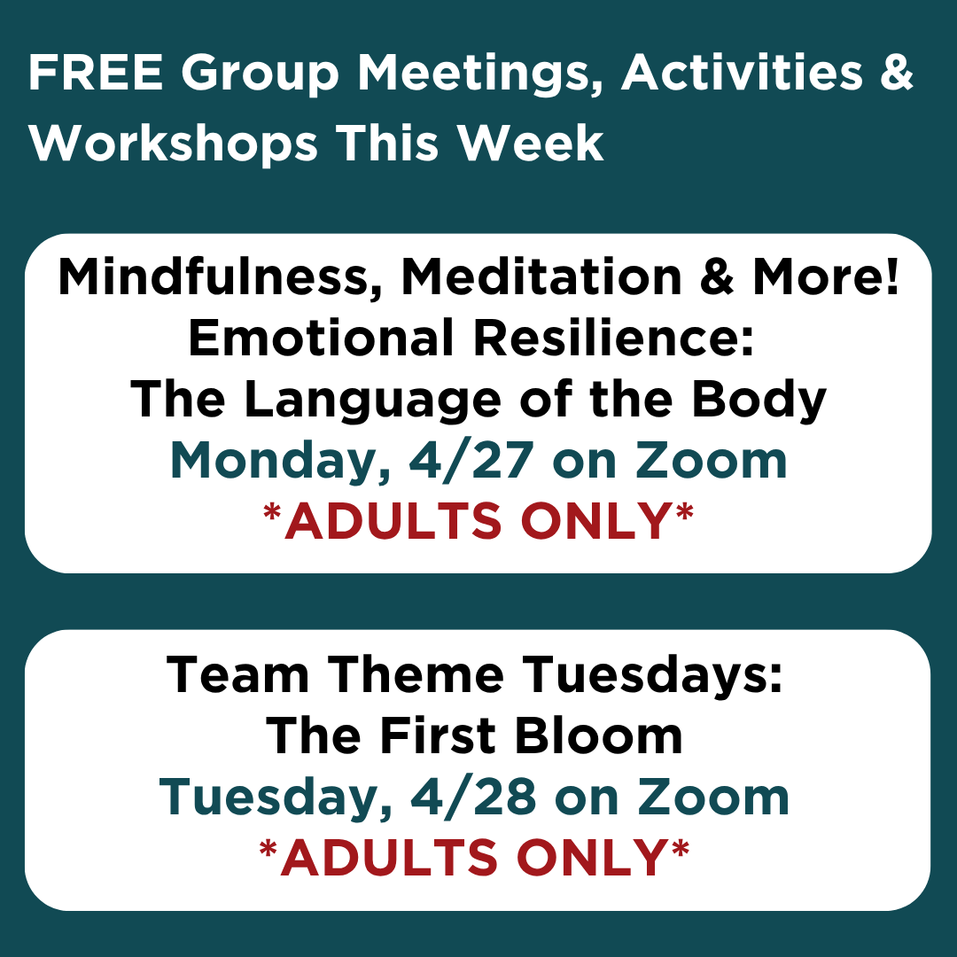 FutureInSightNH's tweet image. Here are our FREE #activities for the week, which are open to anyone who is blind and visually impaired. Enjoy spring by #learning something new this week!
 
See the full calendar and register at: futureinsight.org/calendar