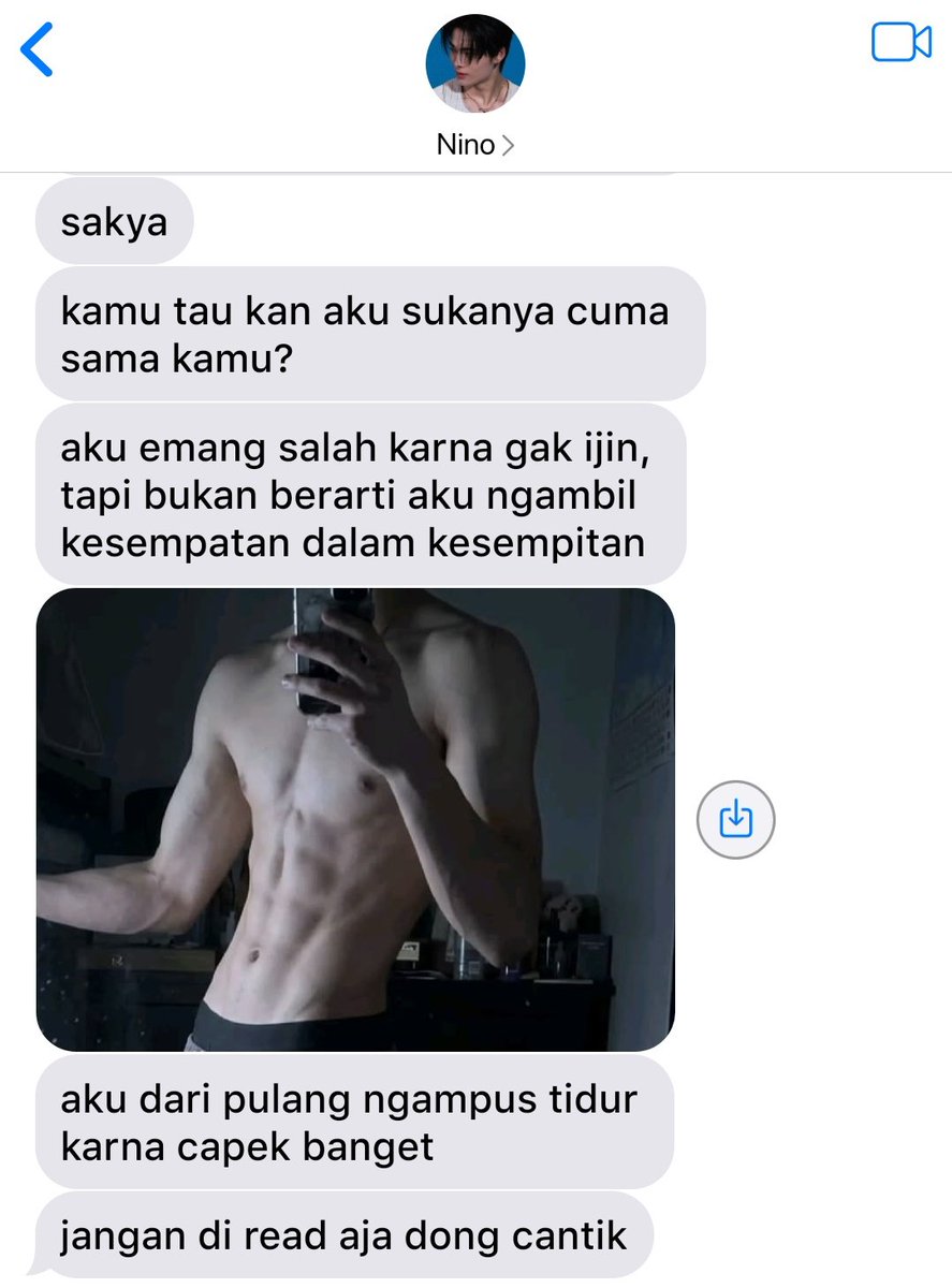 Homocheck universe. 

Nino Sakya New Genre : Gimana nasib hubungan mereka? Bukan Sakya, tapi Nino si primadona. 

— a nikhoon fewtweet au with privatter inside.