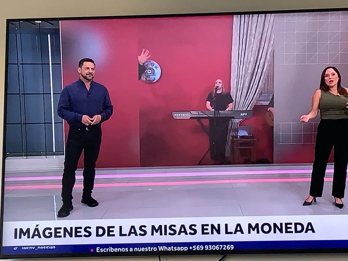 ⁦<a href="/chilesivion/">Chilevision</a>⁩ 
Rafael Cavada y otra guatona del canal se MOFAN descaradamente de las MISAS efectuadas en el Palacio de la Moneda‼️

… zurdos desgraciados