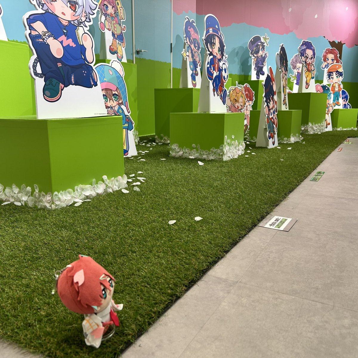 109渋谷店のコラボ開催今日までか！展示が可愛くて現地行けて嬉しかったな🌸
ありがとうございました✨