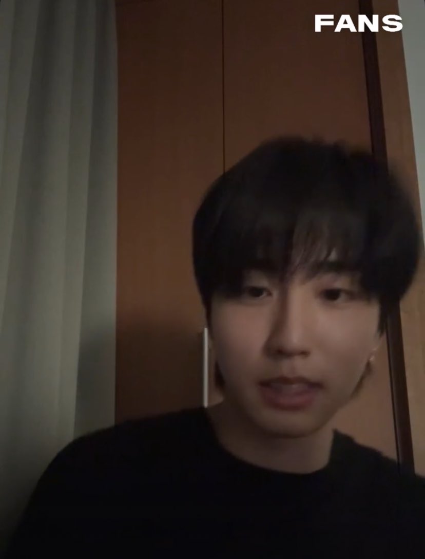 Han on FANS live 🥹