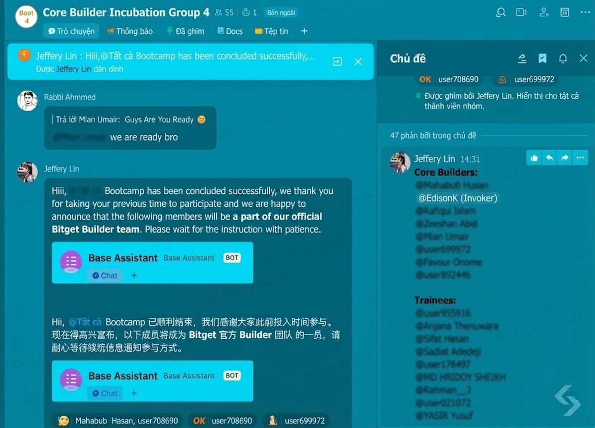 AnhDaDen811's tweet image. New job Bitget Core Builder 

Thank you Bitget for the opportunity to collaborate and contribute to the ecosystem.

I will do my best!

#Bitget #CoreBuilder